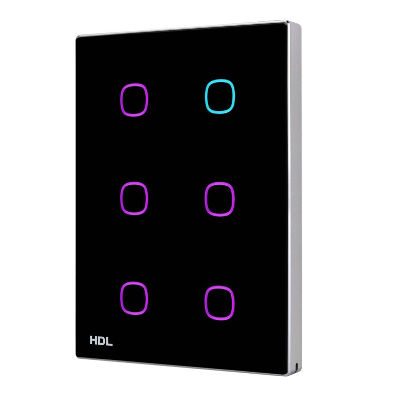 iTouch Series 6 Buttons Touch Panel US-black