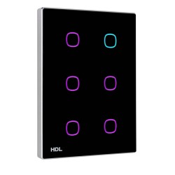 iTouch Series 6 Buttons Touch Panel US-black