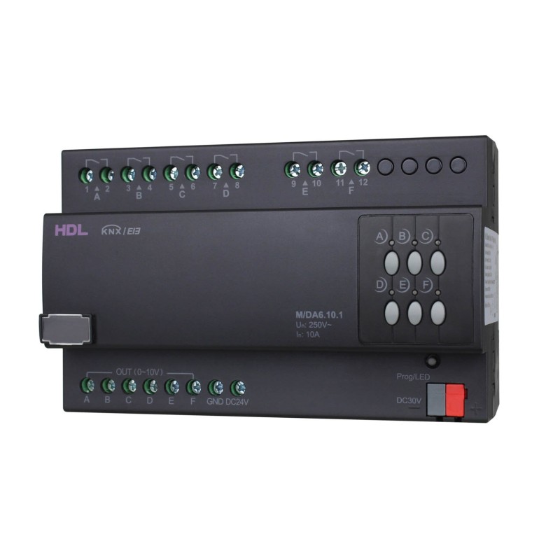 6CH 10A Ballast Dimming Actuator
