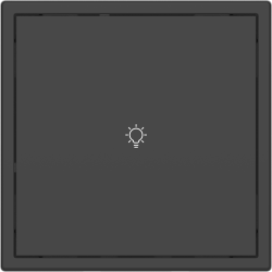 Tile Series 1 button smart panel 2.1 - Ash Gray