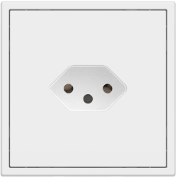Tile Series Svizzera Socket 2.1 - Ivory White
