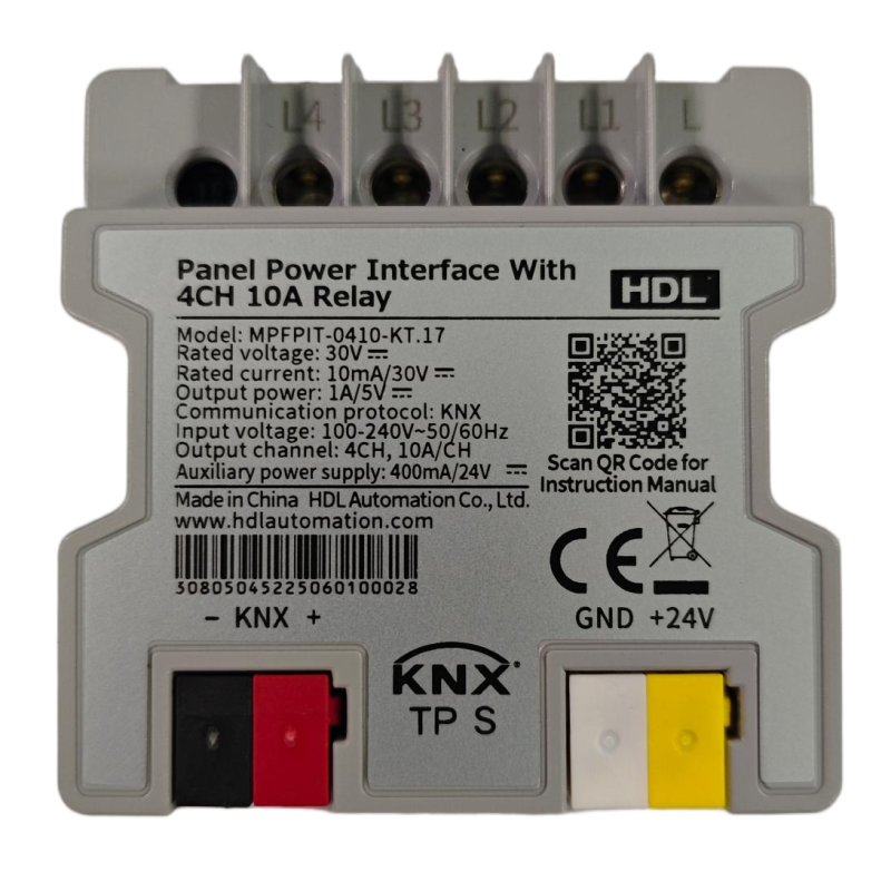 Panel Power Interface With 4CH 10A Relay