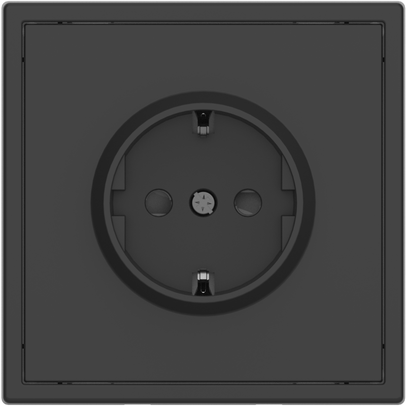 Tile Series EU Socket 2.1 - Ash Gray