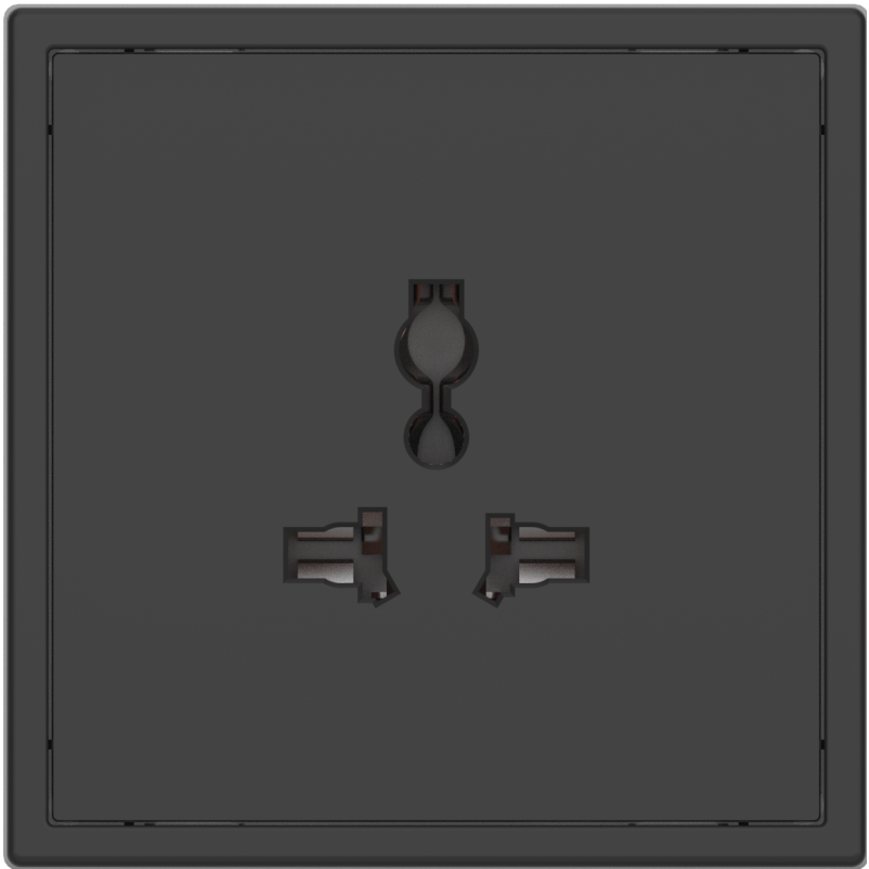 Tile Series Universal Socket 2.1 - Ash Gray