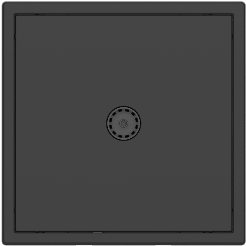 Tile Series 1 Port Cable TV Wall Outlet 2.1 - Ash Gray