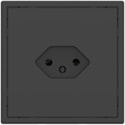 Tile Series Svizzera Socket 2.1 - Ash Gray