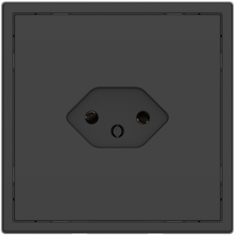 Tile Series Svizzera Socket 2.1 - Ash Gray
