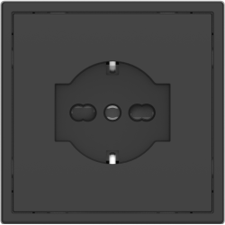 Tile Series ltaly Socket 2.1 - Ash Gray