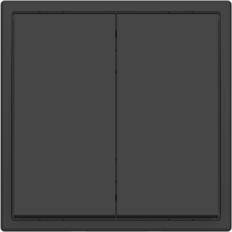 Tile Series 2 Button Rocker Switch 2.1 - Ash Gray