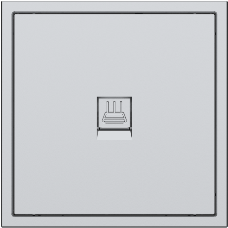 Tile Series 1 Port Ethernet Wall Outlet 2.1 - Space Gray