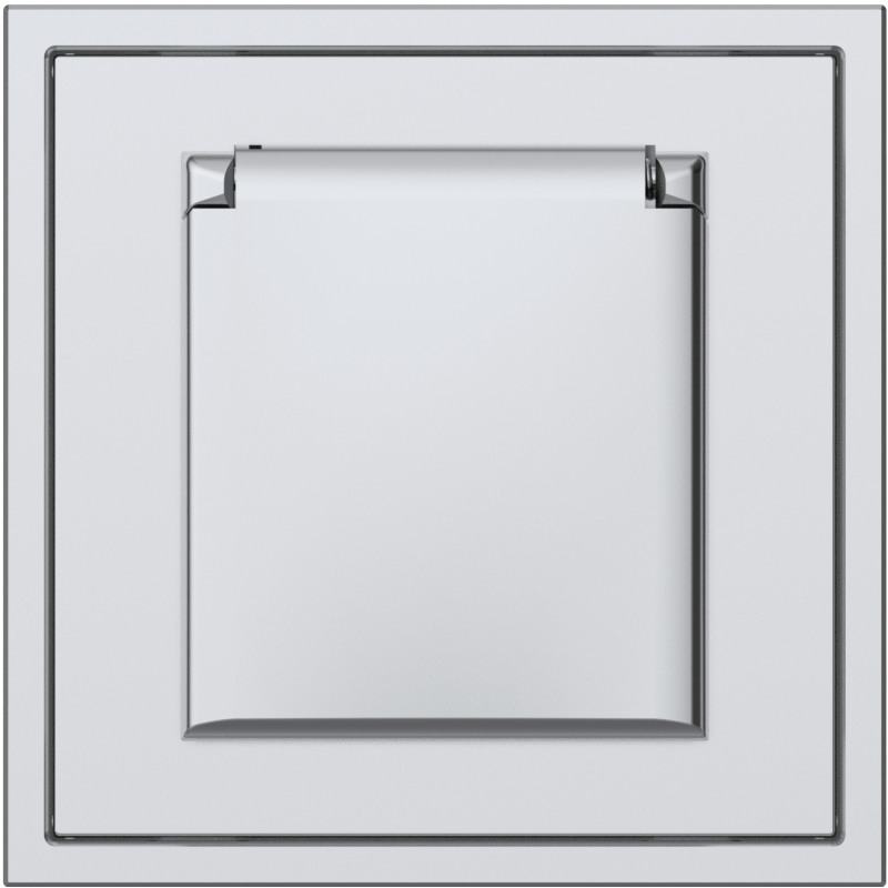 Tile Series Waterproof EU Power Socket 2.1 - Space Gray