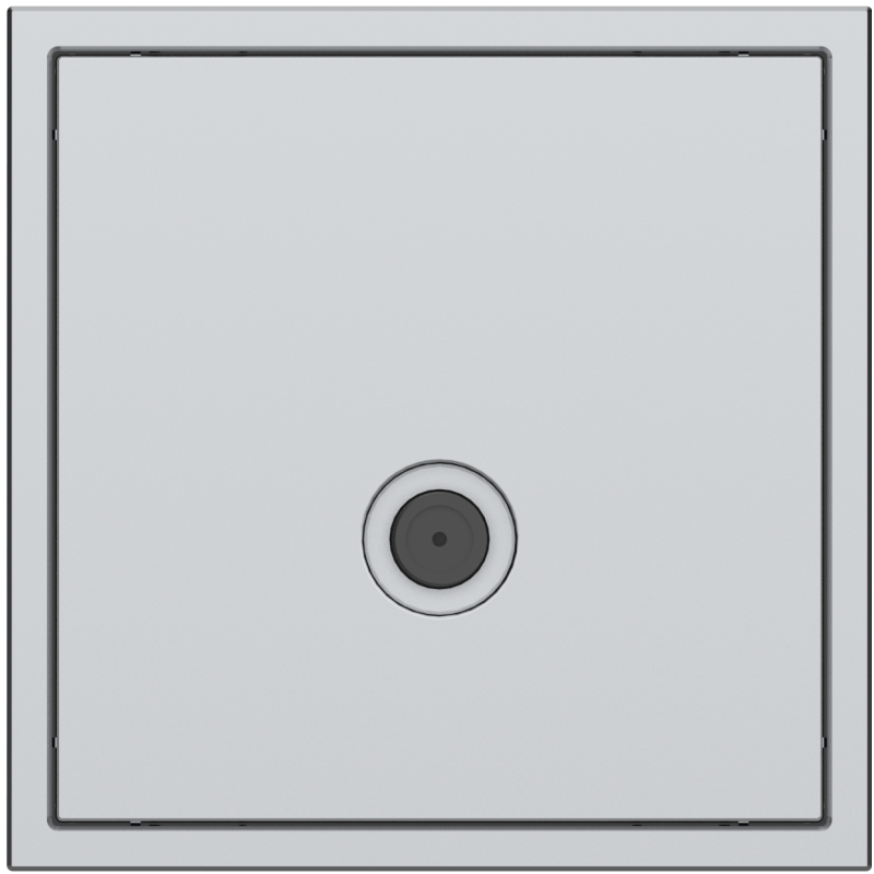 Tile Series 1 Port Coax Cable TV-F-Type Wall Outlet 2.1 - Space Gray