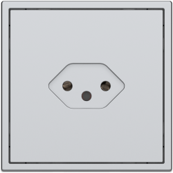 Tile Series Svizzera Socket 2.1 - Space Gray