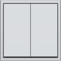 Tile Series 2 Button Rocker Switch 2.1 - Space Gray