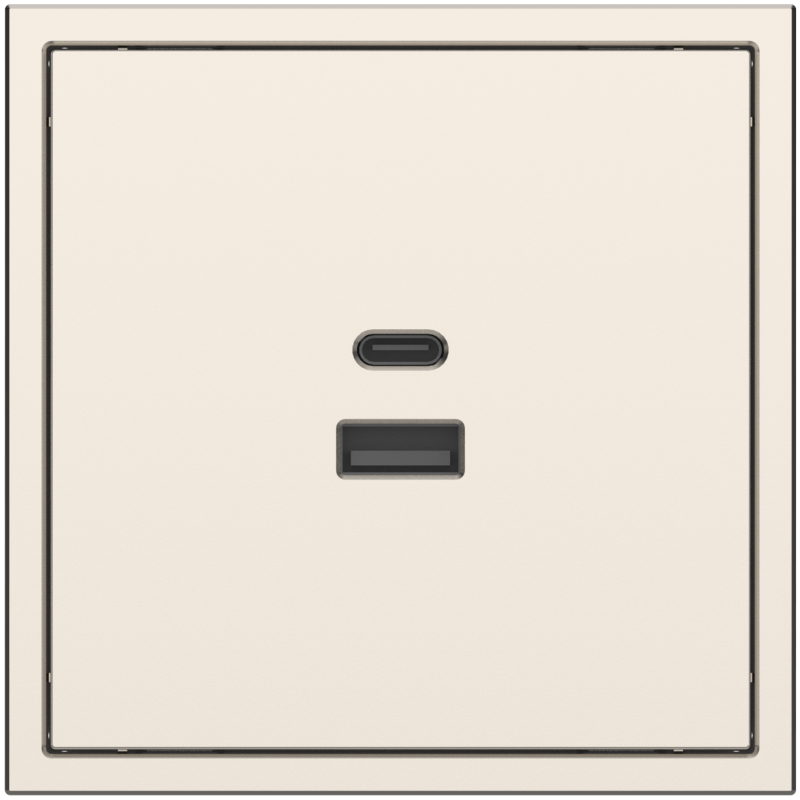 Tile Series USB and Type-C Outlet 2.1 - Champagne Gold