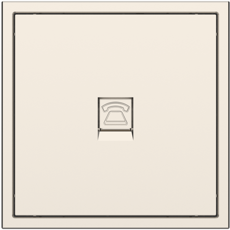 Tile Series 1 Port Telephone Wall Jack 2.1 - Champagne Gold