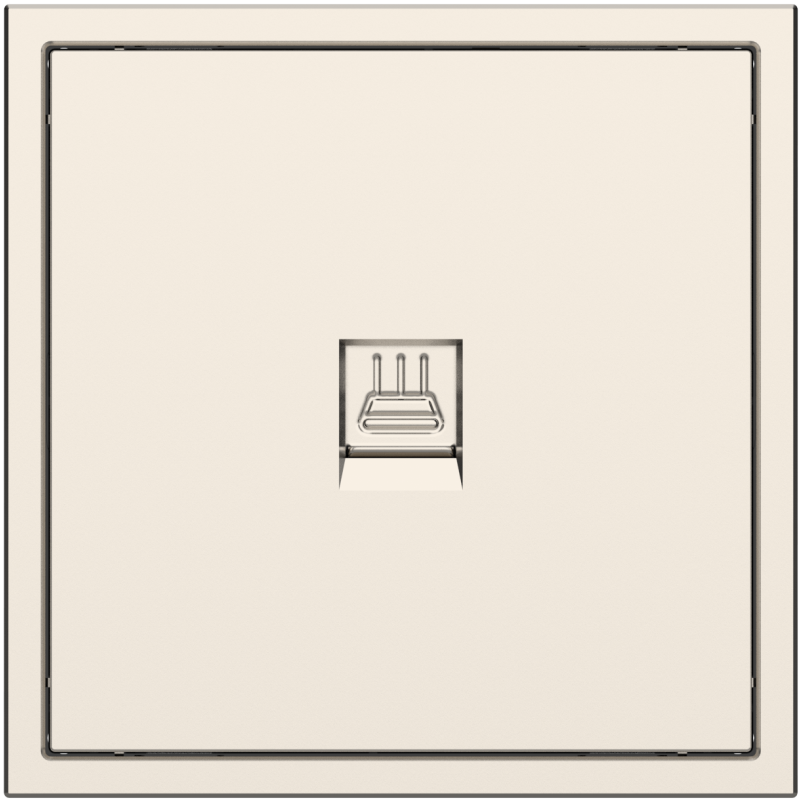 Tile Series 1 Port Ethernet Wall Outlet 2.1 - Champagne Gold