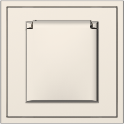 Tile Series Waterproof EU Power Socket 2.1 - Champagne Gold