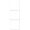 Tile Series 3 Gang Panel Frame 2.1 Vertical - Ivory White
