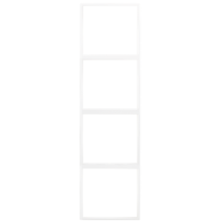 Tile Series 4 Gang Panel Frame 2.1 Vertical - Ivory White