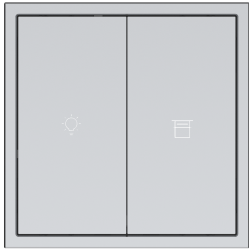 Tile Series 2 button smart panel 2.1 Metal - Space Gray