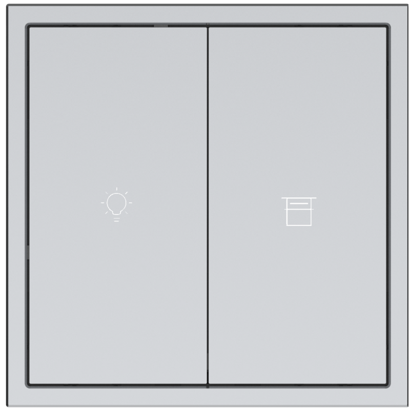 Tile Series 2 button smart panel 2.1 Metal - Space Gray