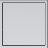 Tile Series 3 button smart panel 2.1 - Space Gray