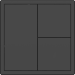 Tile Series 3 button smart panel 2.1 - Ash Gray