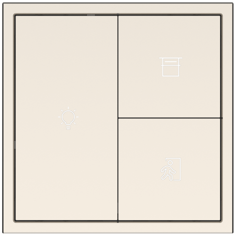 Tile Series 3 button smart panel 2.1 - Champagne Gold