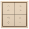 Tile Series 8 button smart panel 2.1 - Champagne Gold