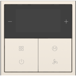 Tile Series Thermostat 2.1 Metal - Champagne Gold