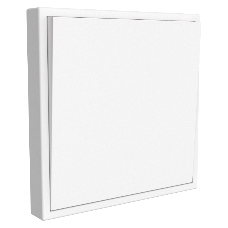 Tile Series 1 Button Rocker Switch 2.1 - Ivory White