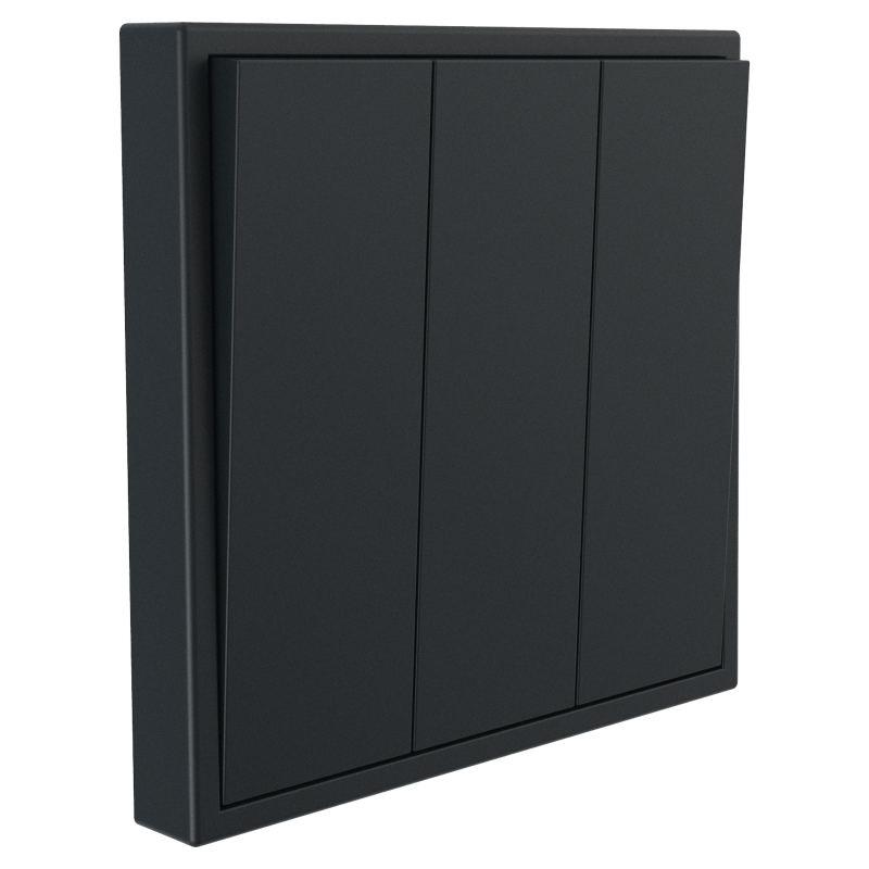 Tile Series 3 Button Rocker Switch 2.1 - Ash Gray