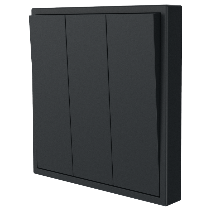 Tile Series 3 Button Rocker Switch 2.1 - Ash Gray