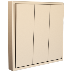 Tile Series 3 Button Rocker Switch 2.1 - Champagne Gold