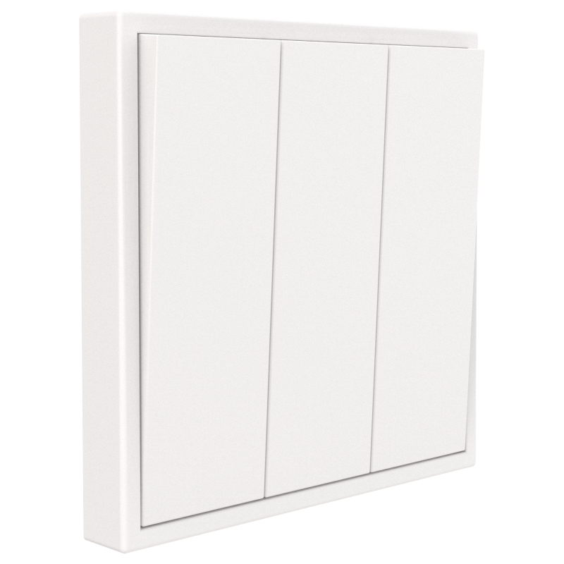 Tile Series 3 Button Rocker Switch 2.1 - Ivory White