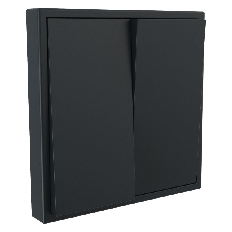 Tile Series 2 Button Momentary Switch 2.1 - Ash Gray