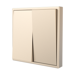 Tile Series 2 Button Momentary Switch 2.1 - Champagne Gold
