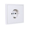 Tile Series EU Socket 2.1 - Ivory White