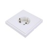 Tile Series EU Socket 2.1 - Ivory White