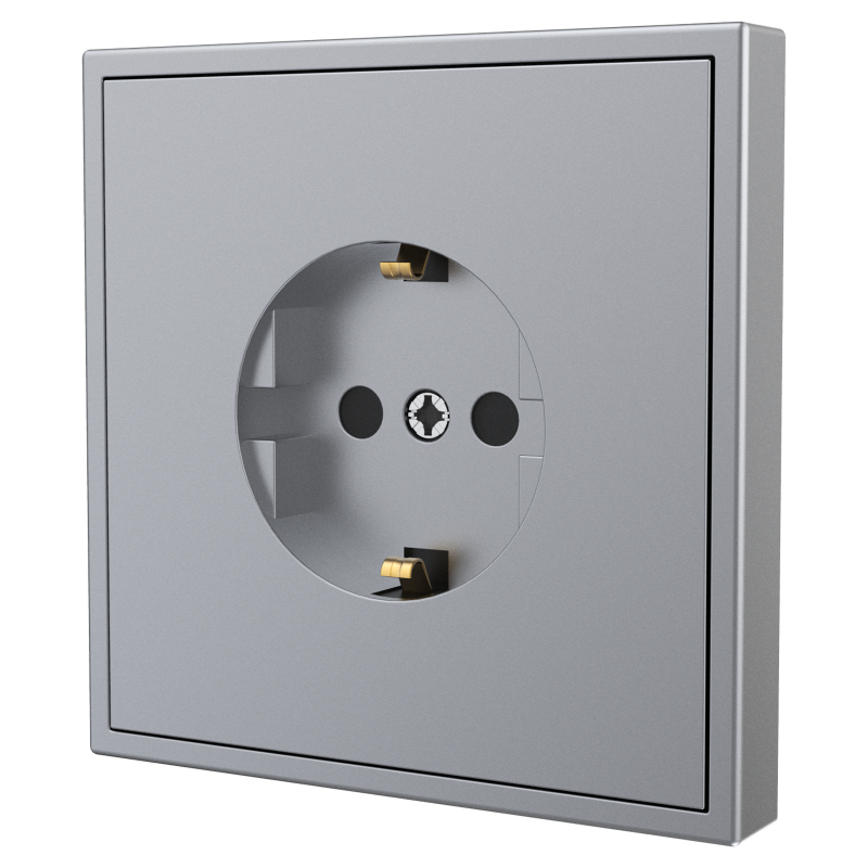 Tile Series EU Socket 2.1 - Space Gray