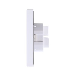 Tile Series Universal Socket 2.1 - Ivory White