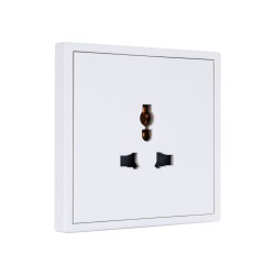 Tile Series Universal Socket 2.1 - Ivory White