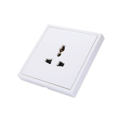 Tile Series Universal Socket 2.1 - Ivory White