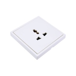 Tile Series Universal Socket 2.1 - Ivory White