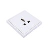 Tile Series Universal Socket 2.1 - Ivory White