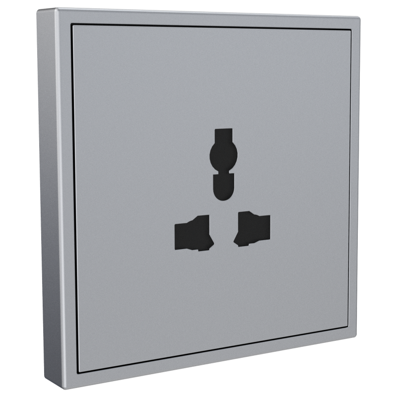 Tile Series Universal Socket 2.1 - Space Gray