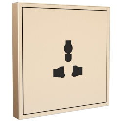 Tile Series Universal Socket 2.1 - Champagne Gold