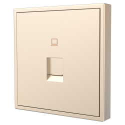 Tile Series 1 Port Ethernet Wall Outlet 2.1 - Champagne Gold