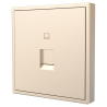 Tile Series 1 Port Ethernet Wall Outlet 2.1 - Champagne Gold
